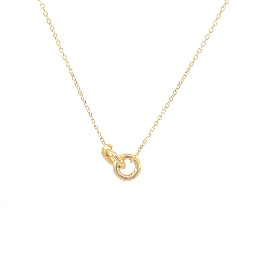 CADENA AROS ORO AMARILLO               