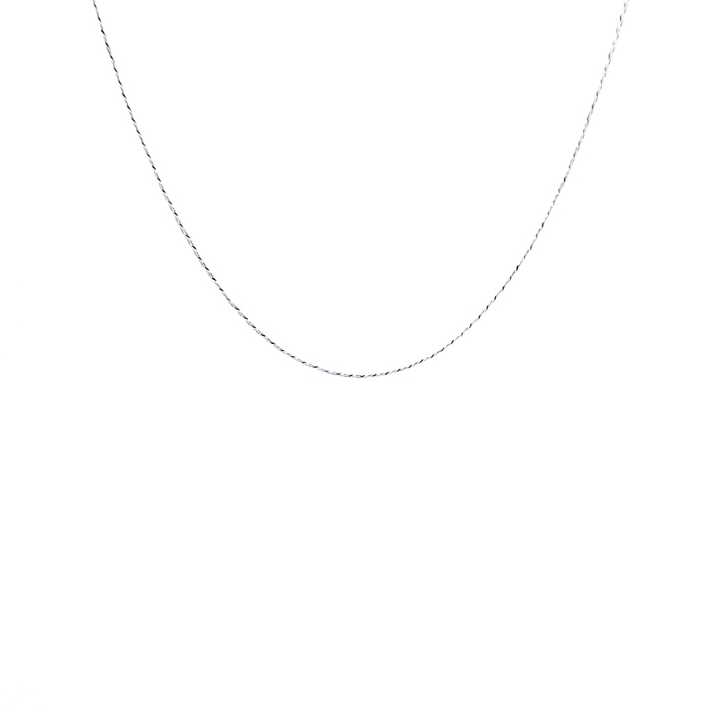 CADENA CUBANA ORO BLANCO               