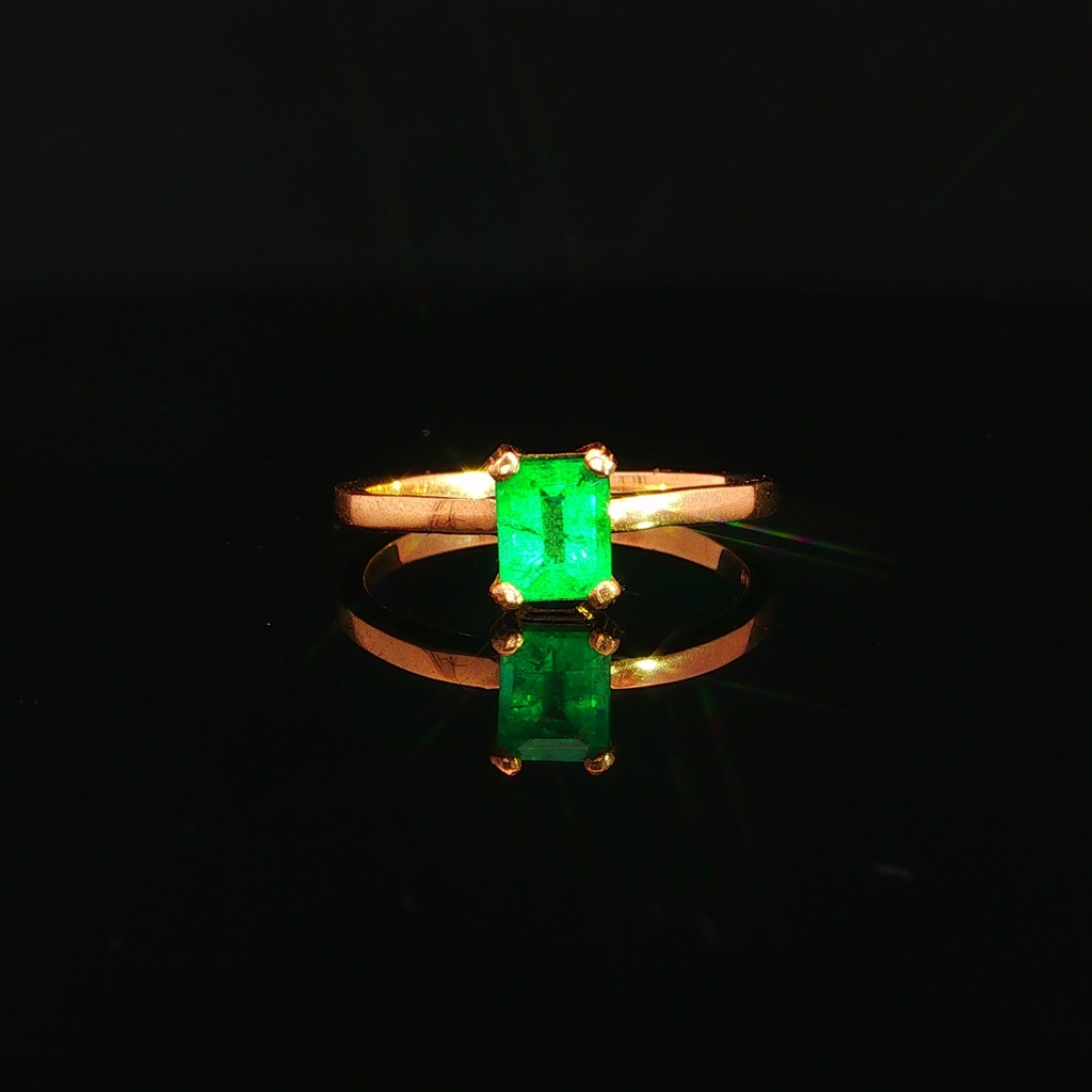 [AG412] ANILLO SOLITARIO ESM 0,65 PTS OA    