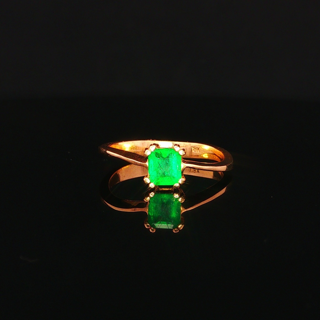 [AG414] ANILLO SOLITARIO ESM 0,55 PTS OA    