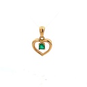 DIJE CORAZON ESM 0,46 PTS OA    