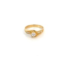 ANILLO SOLITARIO CASTING ORO AMARILLO     
