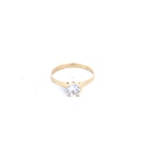 ANILLO SOLITARIO ORO AMARILLO      
