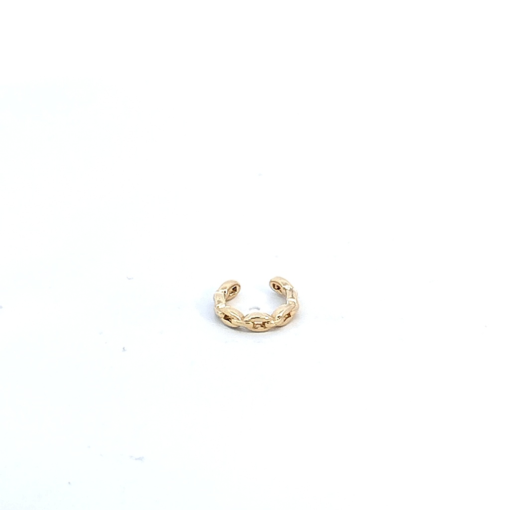 EAR CUFF ESLABON ORO AMARILLO            
