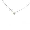 CADENA DIAMANTE ORO BLANCO      