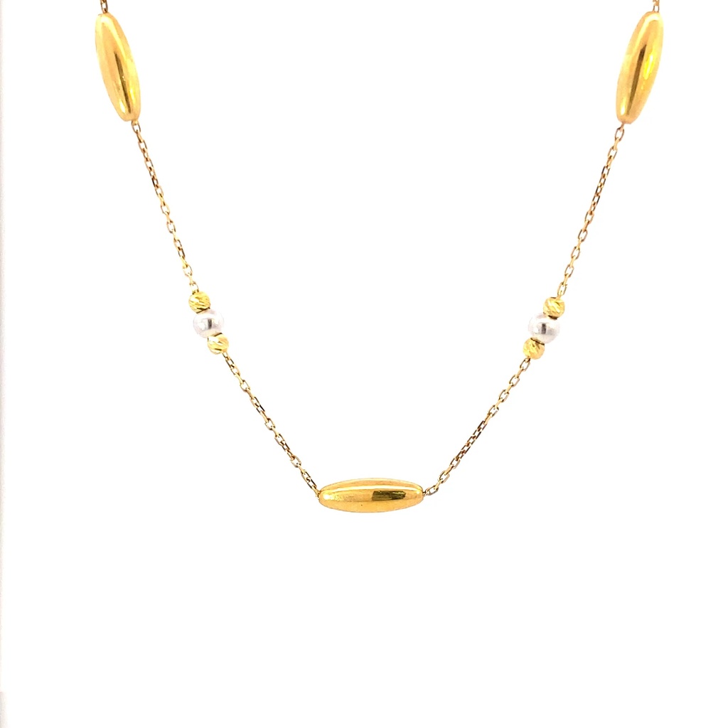 CADENA OVALOS 2 OROS      