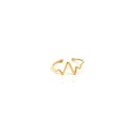 ANILLO MEDIO DEDO LINEA DE VIDA ORO AMARILLO   