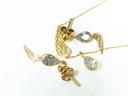 SET CADENA ALAS + ARETES ALAS         