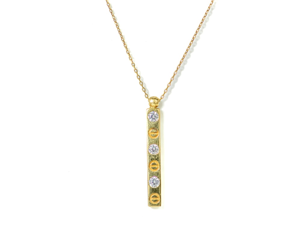 CADENA BARRA CARTIER ORO AMARILLO            