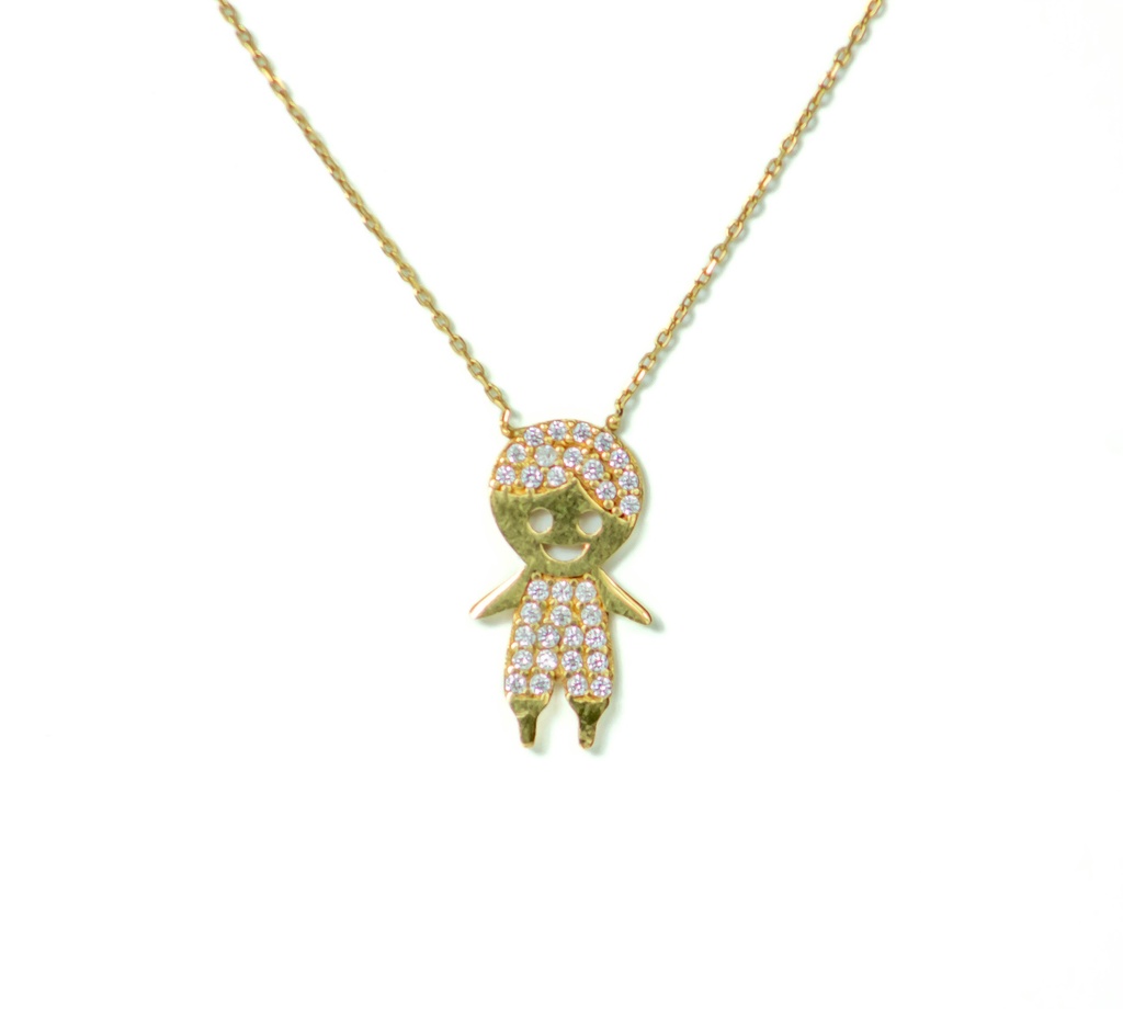 CADENA NIÑO CASTING ORO AMARILLO            