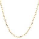 CADENA PAPER CLIP ORO AMARILLO            