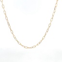 CADENA PAPER CLIP ORO AMARILLO            
