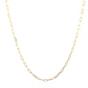 CADENA PAPER CLIP ORO AMARILLO            