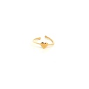 ANILLO MEDIO DEDO CORAZON ORO AMARILLO         