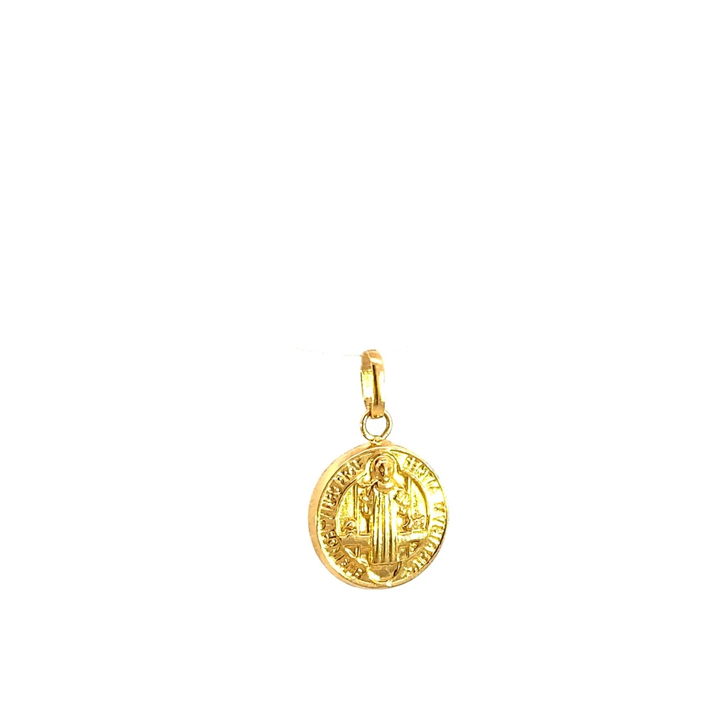 DIJE SAN BENITO ORO AMARILLO