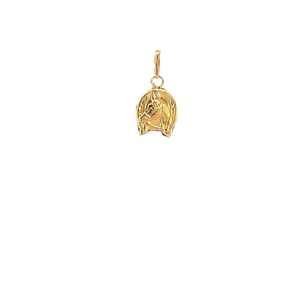 DIJE  HERRADURA CABALLOORO AMARILLO