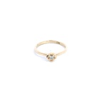 ANILLO FLOR DIAMANTE ORO AMARILLO            