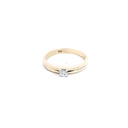 ANILLO SOLITARIO DIAMANTE ORO AMARILLO            