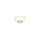 ANILLO SOLITARIO DIAMANTES ORO AMARILLO     