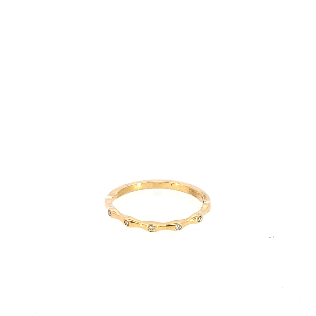 ANILLO DIAMANTES ORO AMARILLO
