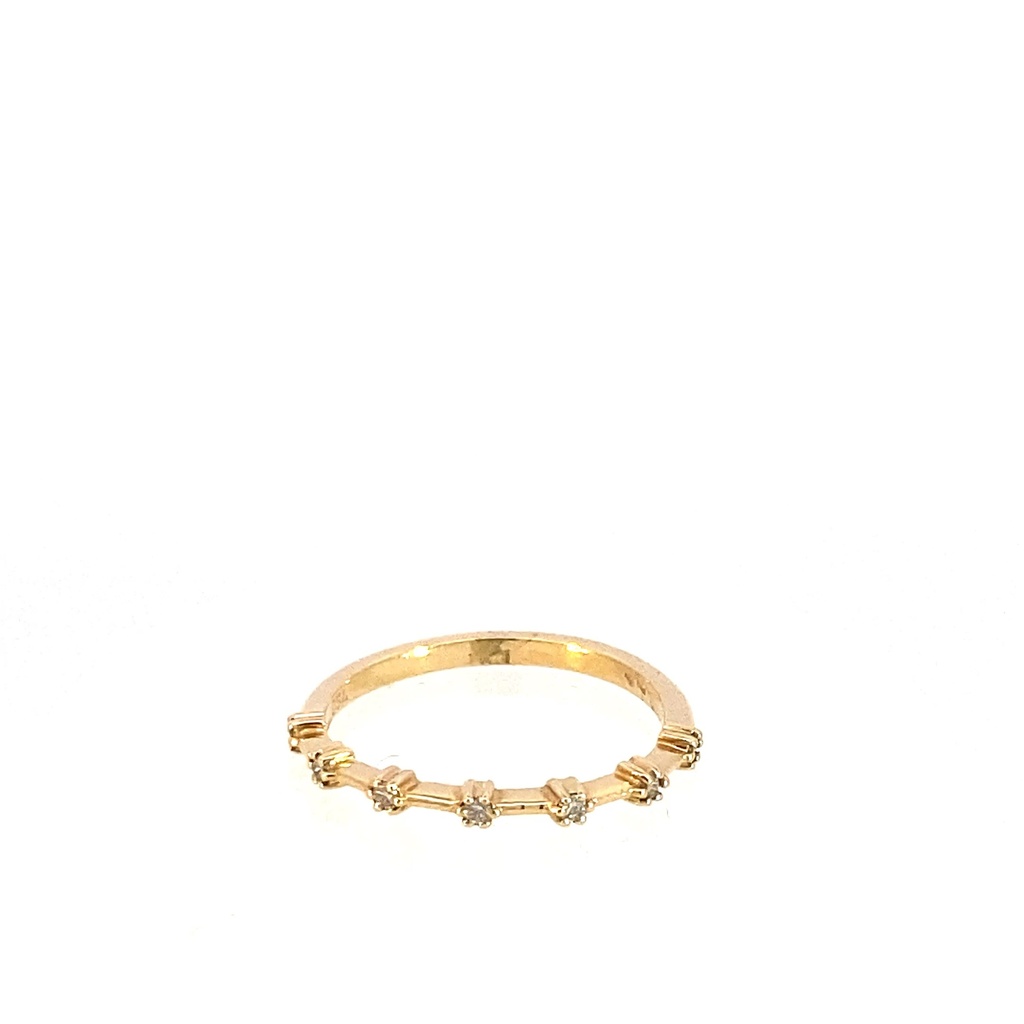 ANILLO DIAMANTES ORO AMARILLO