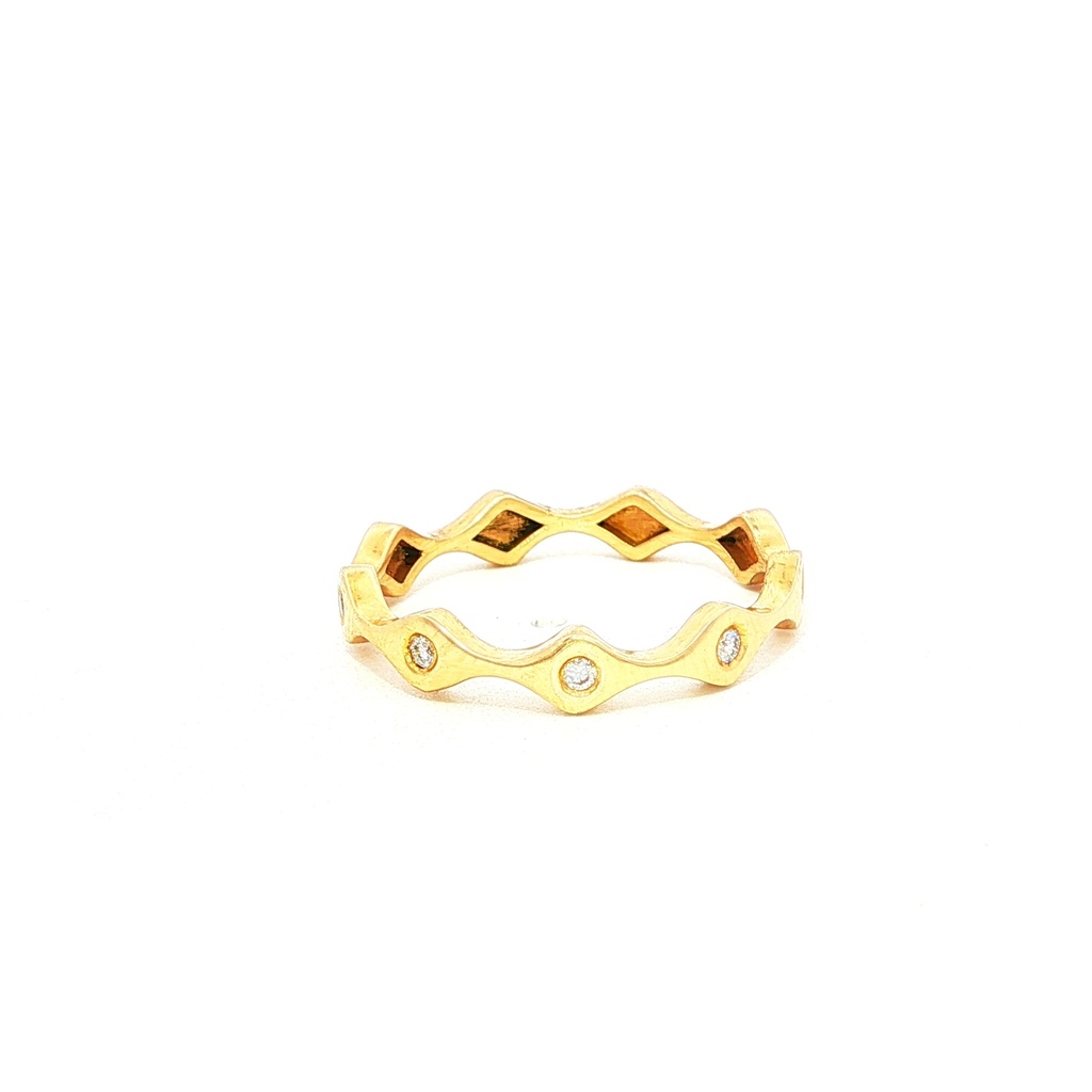 ANILLO DIAMANTES ORO AMARILLO