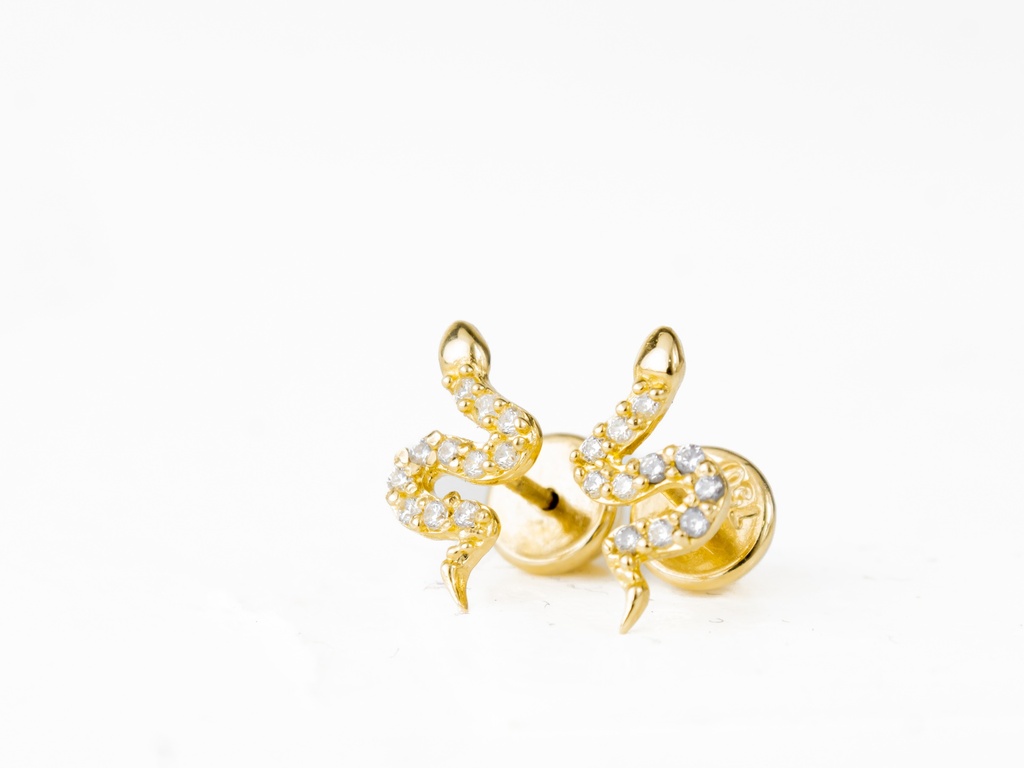 TOPOS SERPIENTE CASTING ORO AMARILLO