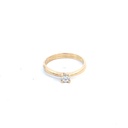 ANILLO SOLITARIO ORO AMARILLO   