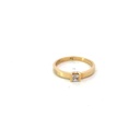 ANILLO SOLITARIO ORO AMARILLO      