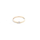 ANILLO SOLITARIO ORO AMARILLO   
