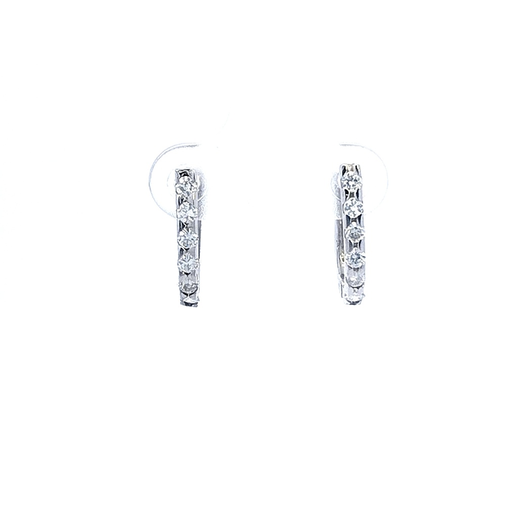 CANDONGAS DIAMANTES ORO BLANCO      