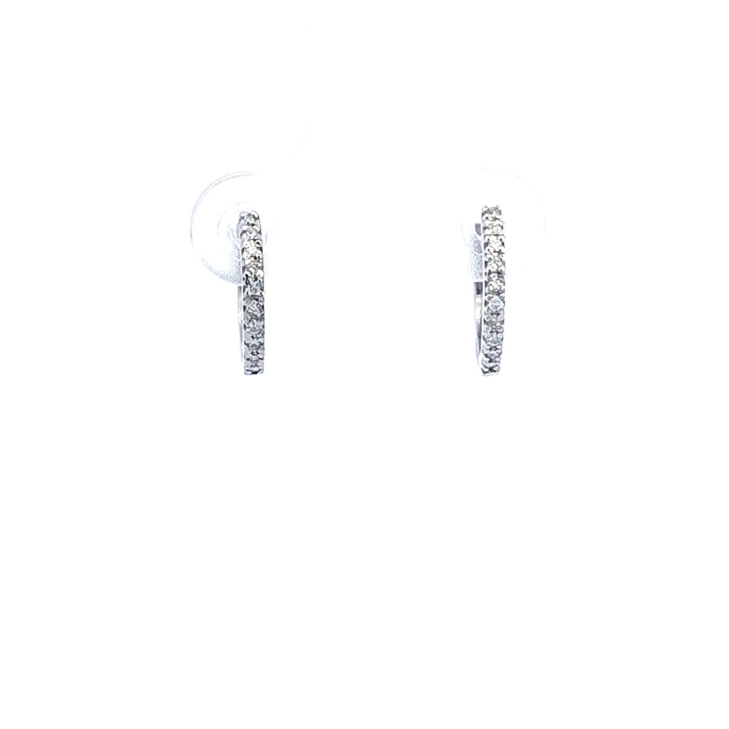 CANDONGAS DIAMANTES ORO BLANCO               