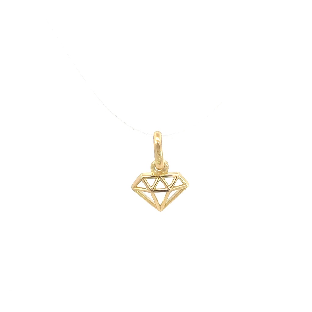 DIJE DIAMANTE ORO AMARILLO               