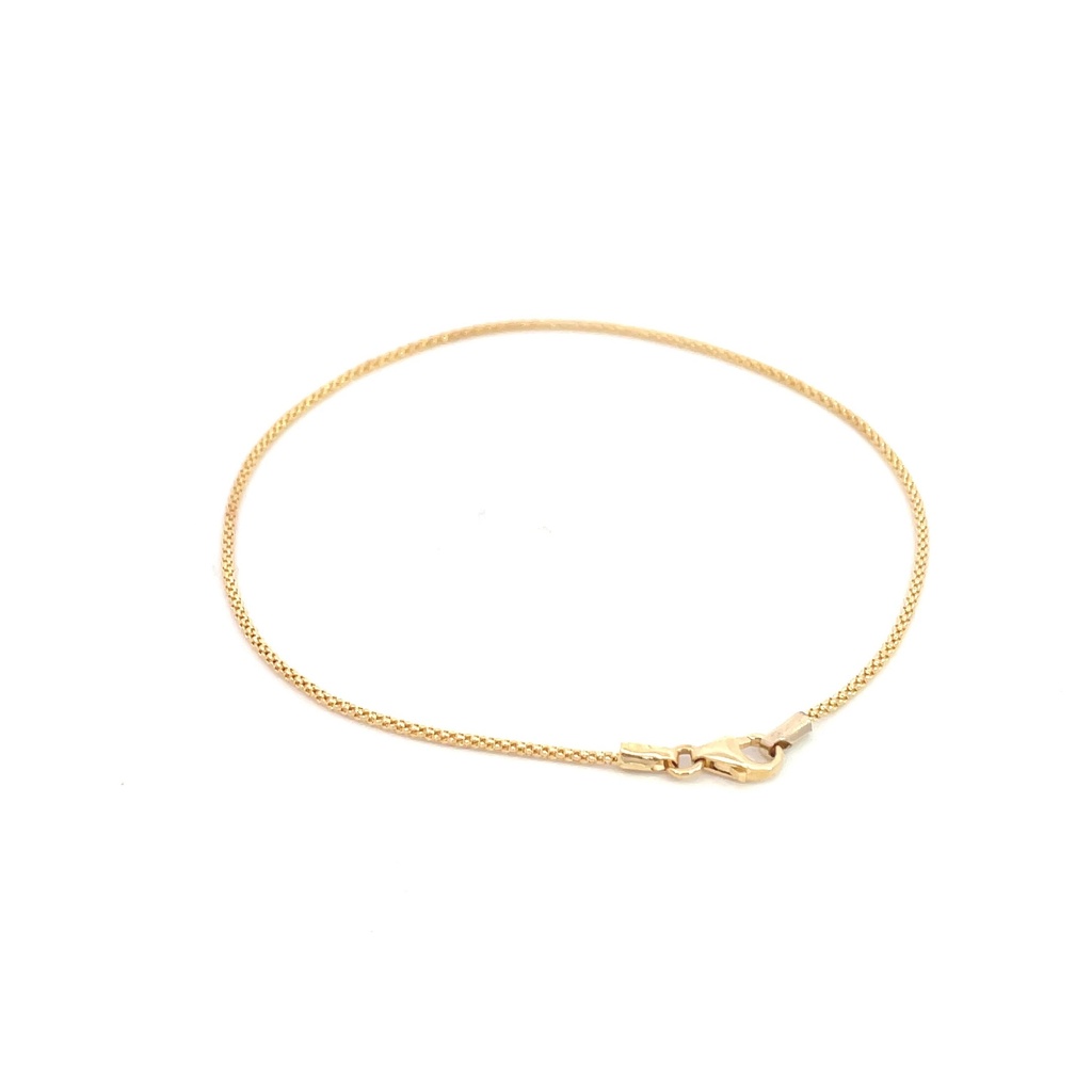 PULSERA COLA DE RATON ORO AMARILLO    