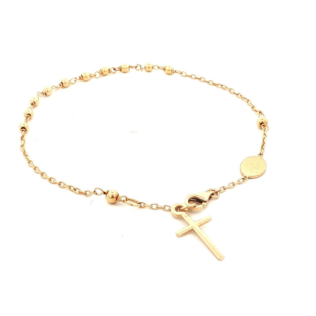 126829 PULSERA DENARIO ORO AMARILLO