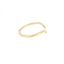 ANILLO EN V ORO AMARILLO            