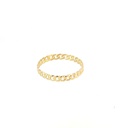 ANILLO CUBANO ORO AMARILLO               