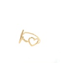 ANILLO LATIDOS DE CORAZON ORO AMARILLO         