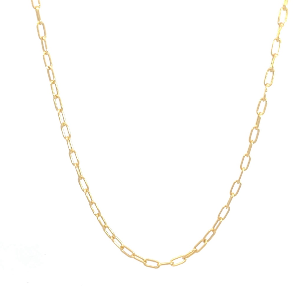 CADENA PAPER CLIP ORO AMARILLO     