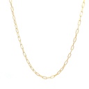 CADENA PAPER CLIP ORO AMARILLO     