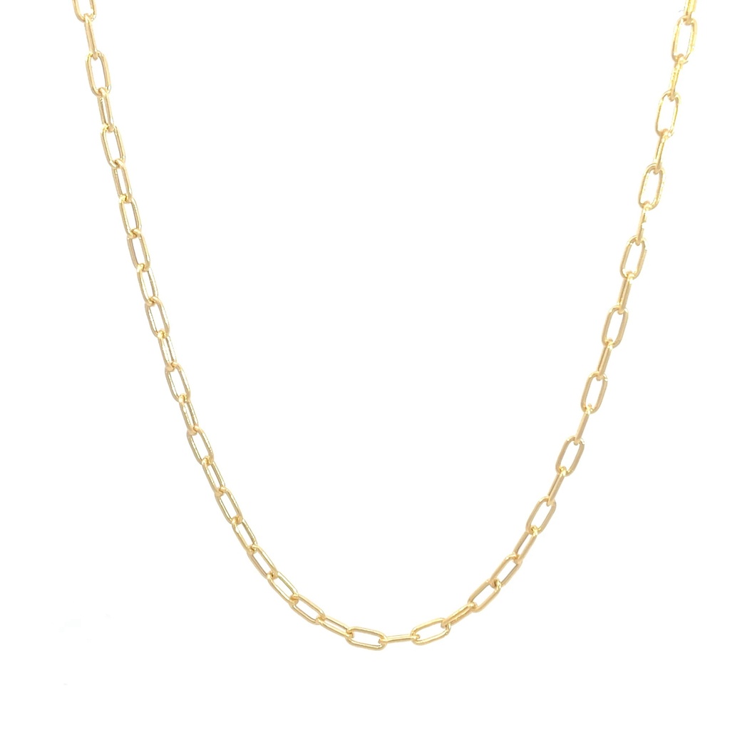 CADENA PAPER CLIP ORO AMARILLO     