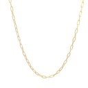 CADENA PAPER CLIP ORO AMARILLO     