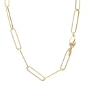 CADENA PAPER CLIP ORO AMARILLO     