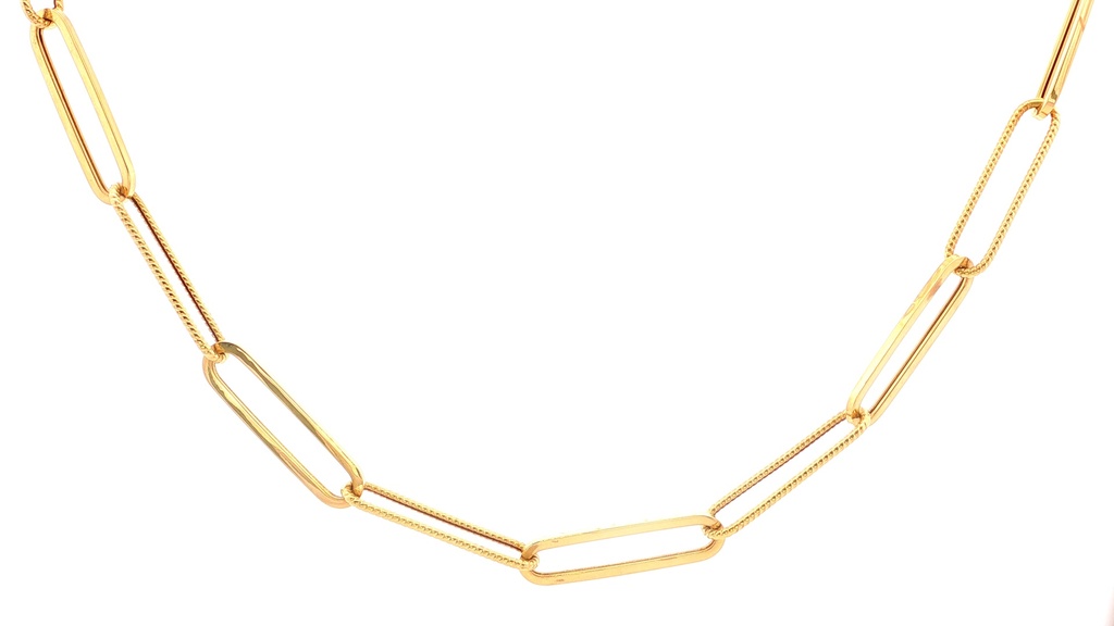 266549 CADENA PAPER CLIP ORO AMARILLO  