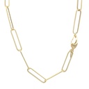 CADENA PAPER CLIP ORO AMARILLO            