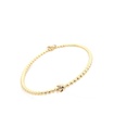 217681 ARO DE BOLAS ORO AMARILLO  