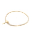 PULSERA TENIS ORO AMARILLO               