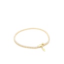 PULSERA TENNIS ORO AMARILLO               