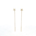 TOPOS COLGANTE ESTRELLA ORO AMARILLO
