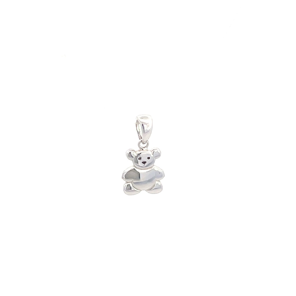 267936 DIJE OSO ORO BLANCO   